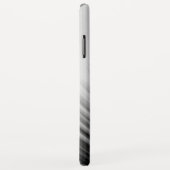 Zwart-wit Abstract strips Case-Mate iPhone Case (Achterkant/rechts)