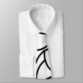 Zwart-wit, Abstract Stropdas (Gebonden)