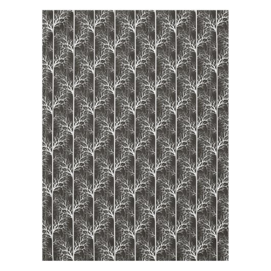 Zwart-wit abstract tafelkleed (Voorkant)