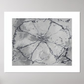 Zwart-wit Abstract ventilator Folie Afdrukken (Voorkant)