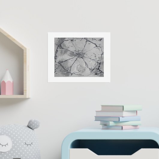 Zwart-wit Abstract ventilator Folie Afdrukken (Insitu (Kinderkamer))