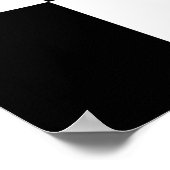 Zwart-wit Abstract Vervormde Checker Poster (Hoek)