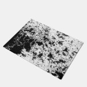 Zwart-wit Abstract vuil "wolken" formatie Deurmat (Schuin)