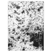 Zwart-wit Abstract vuil "wolken" formatie Klembord (Achterkant)