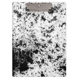 Zwart-wit Abstract vuil "wolken" formatie Klembord