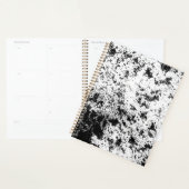 Zwart-wit Abstract vuil "wolken" formatie Planner (Display)