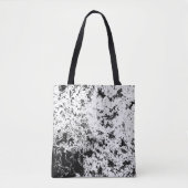 Zwart-wit Abstract vuil "wolken" formatie Tote Bag (Voorkant)