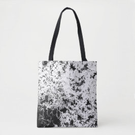 Zwart-wit Abstract vuil "wolken" formatie Tote Bag