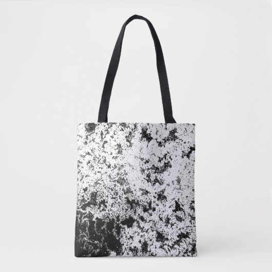 Zwart-wit Abstract vuil "wolken" formatie Tote Bag (Voorkant)