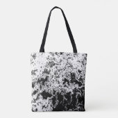 Zwart-wit Abstract vuil "wolken" formatie Tote Bag (Achterkant)