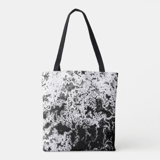 Zwart-wit Abstract vuil "wolken" formatie Tote Bag (Achterkant)