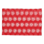 Zwart wit, abstracte bloementextuur. kussensloop (Achterkant)