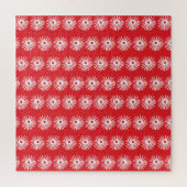 Zwart wit, abstracte bloementextuur. legpuzzel (Verticaal)