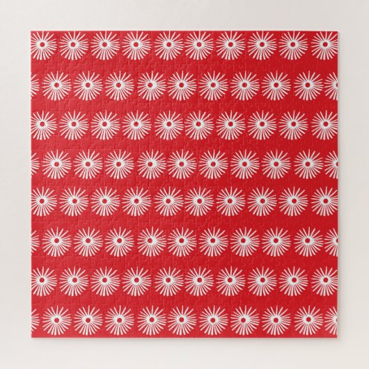 Zwart wit, abstracte bloementextuur. legpuzzel (Verticaal)