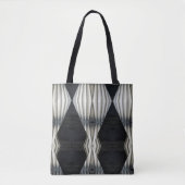 Zwart-wit Abstracte Canvas tas (Voorkant)