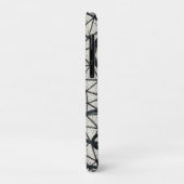 Zwart-wit abstracte cirkels Case-Mate iPhone case (Achterkant/links)