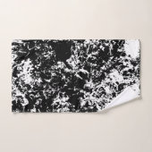 Zwart-wit Abstracte ijsvorming Bad Handdoek (Handdoek)