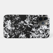 Zwart-wit Abstracte ijsvorming Case-Mate iPhone Case (Achterkant (horizontaal))