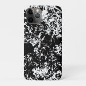Zwart-wit Abstracte ijsvorming Case-Mate iPhone Case (Achterkant)