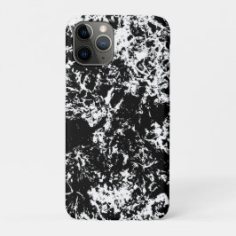 Zwart-wit Abstracte ijsvorming Case-Mate iPhone Case