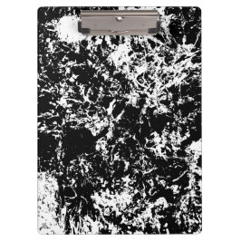 Zwart-wit Abstracte ijsvorming Klembord