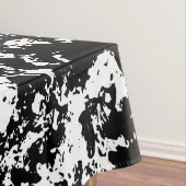 Zwart-wit Abstracte ijsvorming Tafelkleed (Voorbeeld)