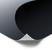 Zwart-wit Abstracte kunst, Modern Dancer Poster (Hoek)