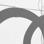 Zwart-wit Abstracte lijnen behang (Zoom)