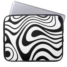 Zwart-wit abstracte marmer stijl