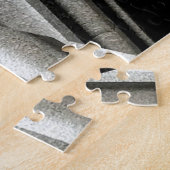 Zwart-wit Abstracte puzzel (Zijkant)