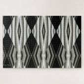 Zwart-wit Abstracte puzzel (Horizontaal)