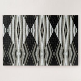 Zwart-wit Abstracte puzzel