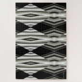 Zwart-wit Abstracte puzzel Legpuzzel (Verticaal)