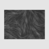 Zwart & Wit Abstracte Veer Tissuepapier (Voorkant)