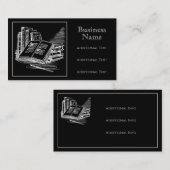 Zwart-wit Academie Visitekaartje (Voorkant / Achterkant)