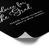 Zwart-wit advies voor het Afstudeerder Poster (Hoek)