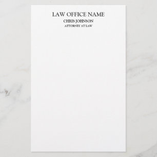 Zwart Wit Advocaat Zakelijk Profiel Briefpapier