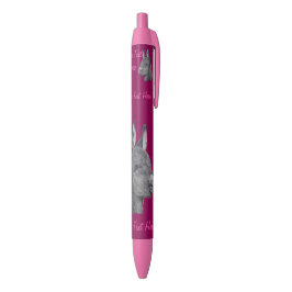 zwart-wit afbeelding van een schattige ezel zwarte inkt pen