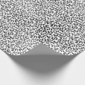 Zwart wit afdrukken cadeaupapier (Hoek)