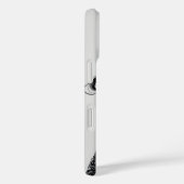 Zwart-wit Afrikaanse krijger koningin Case-Mate iPhone Case (Achterkant / Rechts)