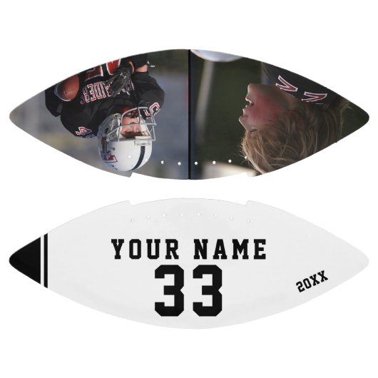 Zwart-wit afspeelnummer 2 Foto Voetbal American Football (Panelen)