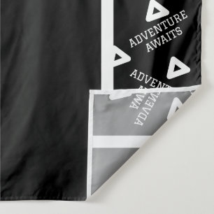 Zwart-wit afstudeerfeest achtergrond wandkleed