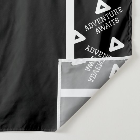 Zwart-wit afstudeerfeest achtergrond wandkleed (Detail)