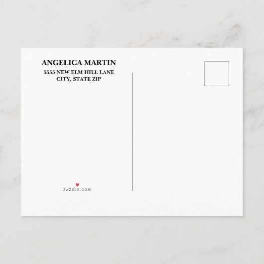 Zwart wit Afstuderen foto bekendmaking Uitnodiging Briefkaart (Achterkant)