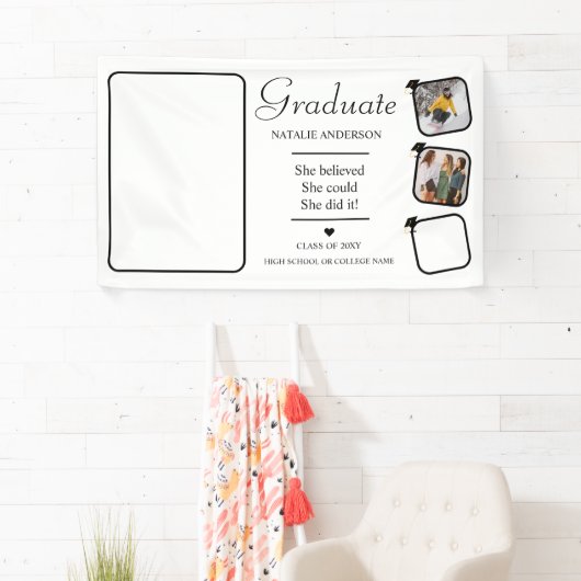 Zwart-wit Afstuderen Photo Afstuderen Banner (Insitu)