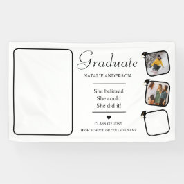 Zwart-wit Afstuderen Photo Afstuderen Banner