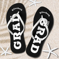 Zwart-wit Afstuderen Senior Class Flip Flop