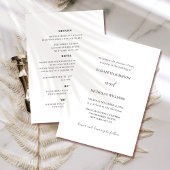 Zwart, wit alles in één bruiloft uitnodiging sjabl