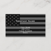 Zwart-wit Amerikaans Visitekaartje (Achterkant)