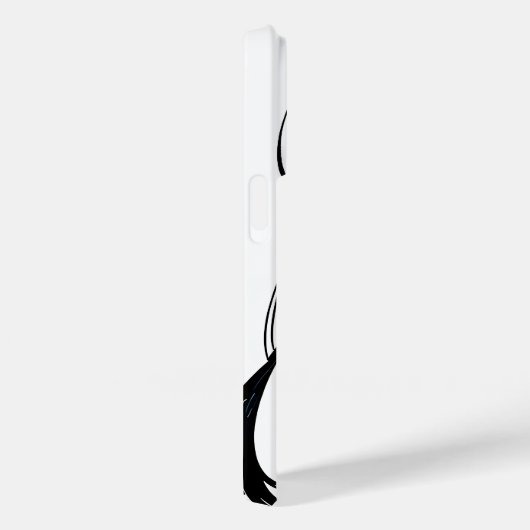 Zwart & Wit Anime Meisje Case-Mate iPhone Case (Achterkant / Rechts)